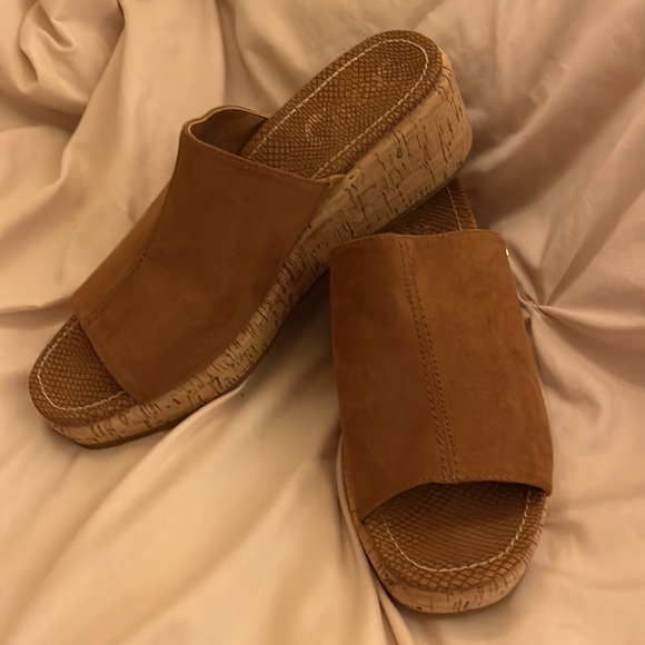 Circus by Sam Edelman - Open toe cork heel sandal Size 9 - Picture 2 of 7